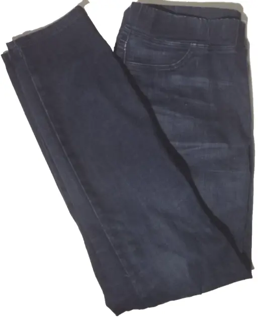 Eileen Fisher Womens Jeans Elastic Waist Back Pockets Denim Blue Size Small