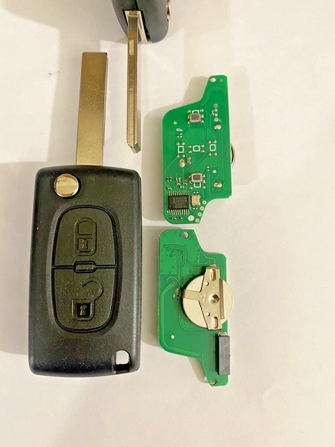 Clé Vierge CE0536 ASK / CE0523 ASK Pour Peugeot 207 CC, 307 CC, 308, C4 Picasso