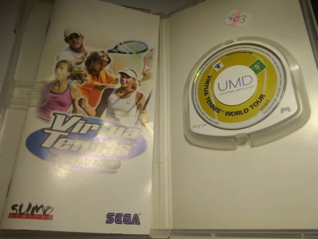 jeu psp sega virtua tennis
