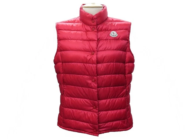 BLOUSON MONCLER DOUDOUNE Sans Manche Liane Gilet Rouge T4 44 L Puffer Coat 665 EUR 94 90 PicClick FR