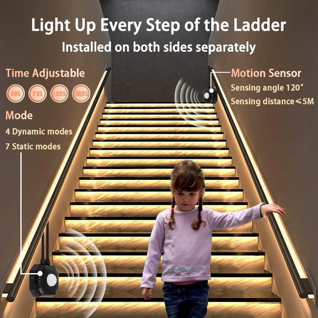 MOTION ACTIVATED UNDER Bed Lights, 3M Motion Sensor LED Light Strip