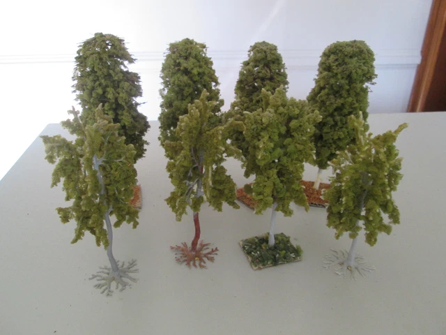 MATÉRIEL PÉDAGOGIQUE LOT de 30 arbres modèles pour jardins paysagers étudian EUR 8,35 - FR
