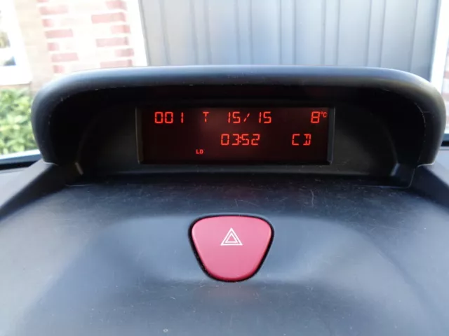 Peugeot Expert Display Clock Centre Dash Radio Screen Tested RD4 2007-2016