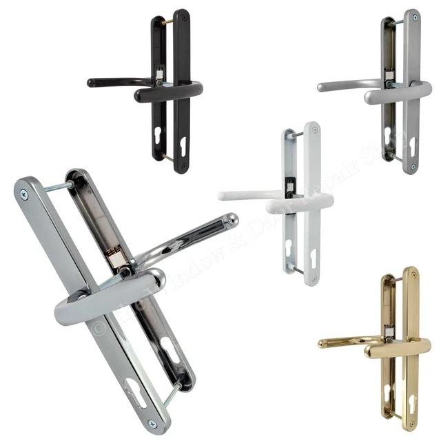 UPVC DOOR HANDLE Fab & Fix Blenheim 92mm 92PZ 240mm Fix Double Glazing