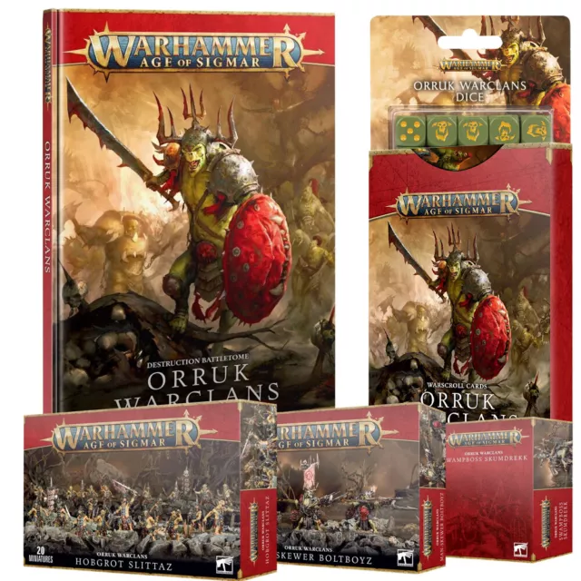 Warhammer Age of Sigmar Orruk Warclans Kits & Accessories | AoS Kruleboyz Minis