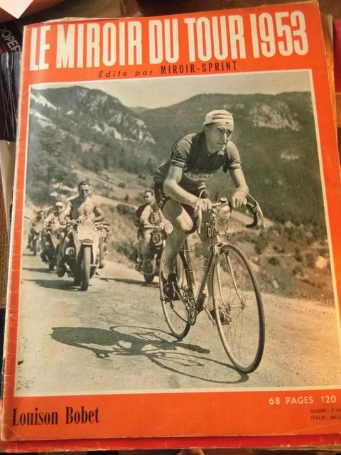 Poster Vintage Miroir Du Cyclisme Années 60 – Van Springel