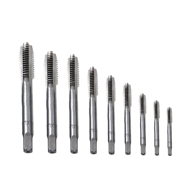 STRAIGHT FLUTE M3M16 HSS Screw Tap Set Durable Hand Tools for Stainless