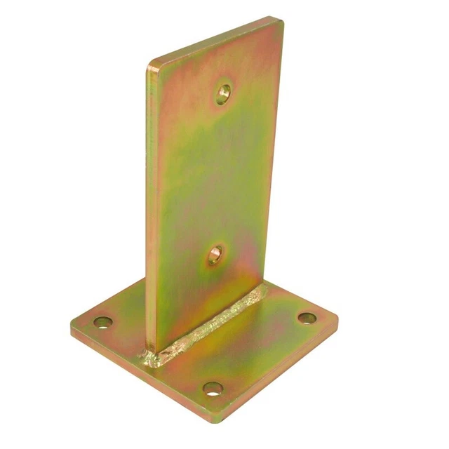 Staffe Angolari Metalliche 80x80mm - Set 5 Pezzi Per Riparazioni Fai-Da-Te, Forma A L, Spessore 0.8mm - Foto 8