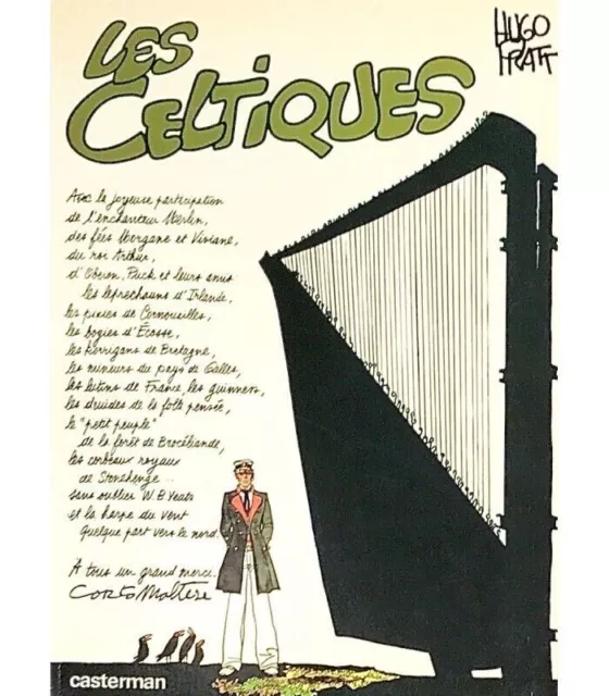CORTO MALTESE Les Celtiques par Hugo Pratt 1980