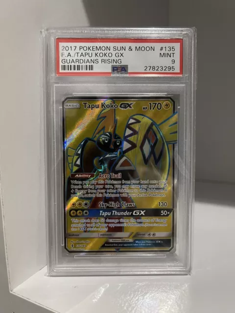 Tapu Koko GX 47/145 Sun and Moon Guardians Rising Pokemon Card NM