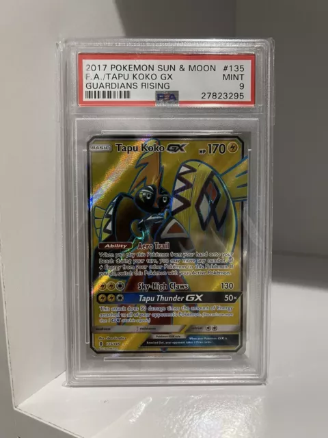 Tapu Koko GX 47/145 Full Art Holo Ultra Rare Pokemon Guardians Rising  NM/Mint