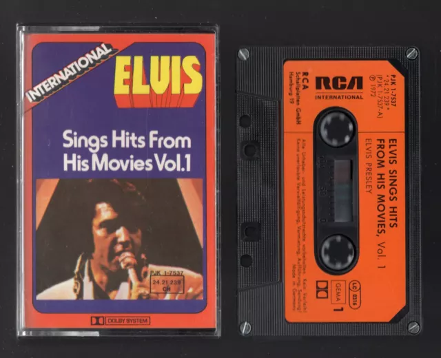 K7 Audio ★ Elvis Presley - Sings Hits from His Movie Vol.1 ★ Cassette Tape RCA