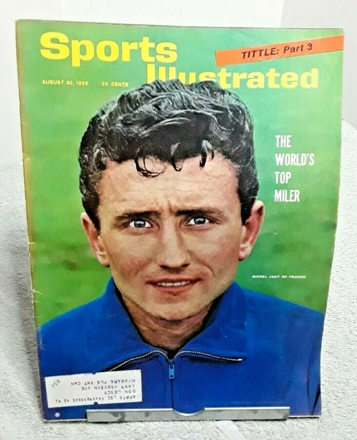 SPORTS ILLUSTRATED AUGUST 1965 Michel Jay of France Magazine .Giants