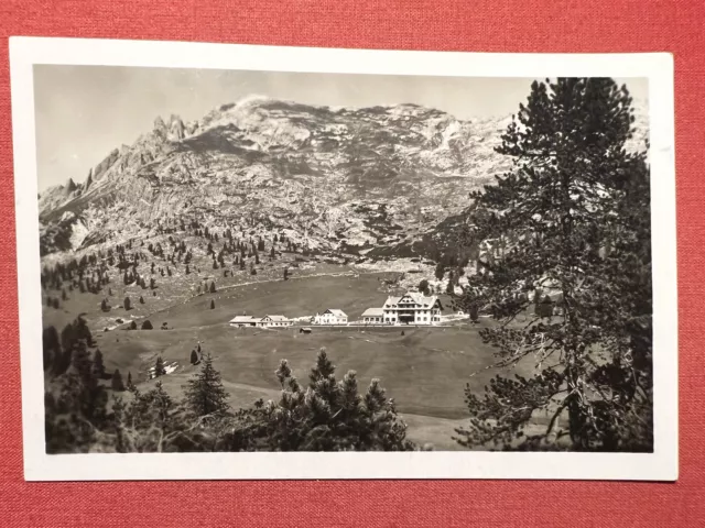 Cartolina - Prato Piazza e Picco di Vallandro ( Bolzano ) - 1928