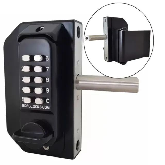 Borg Locks BL3080 Mini Gate Lock LH Push (BL3080MG-LHPUSH)