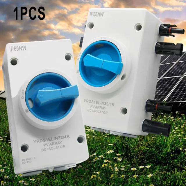 Affidabile interruttore isolatore solare fotovoltaico 1000 1200 V 32 A durevole e ignifugo