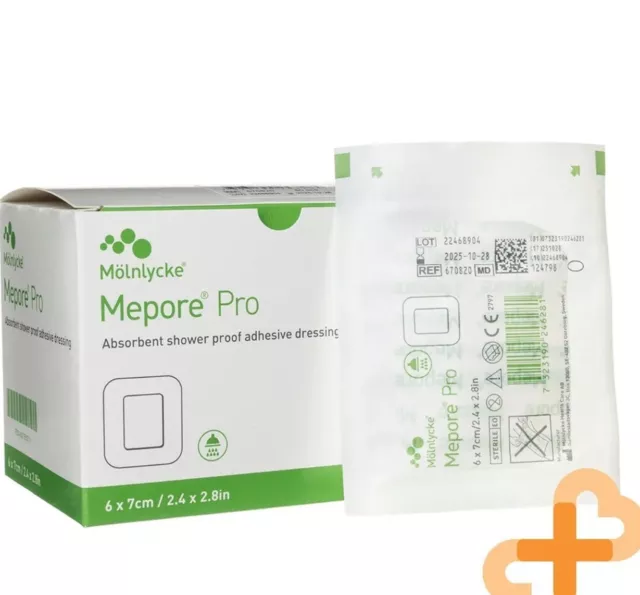 MEPORE PRO 6 x 7 cm Waterproof Self Adhesive Bandage 60 pcs. Wound Dressing