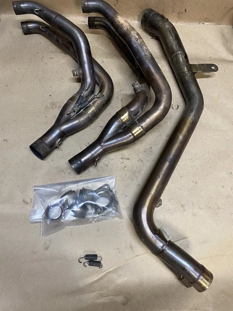 07 08 Kawasaki Ninja Zx6R Leo Vinci Exhaust System Used #0230