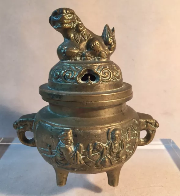 VTG Japanese Brass Incense Burner Censer