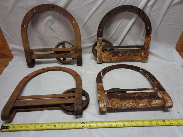 Assorted Vintage Roll Door Track Hanger Rollers (F1005-7) 3