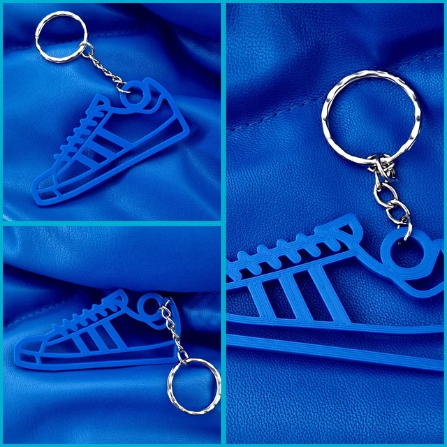 3D PRINTED ADIDAS Superstar Trainer Chain Keychain Blue 3.99 PicClick UK