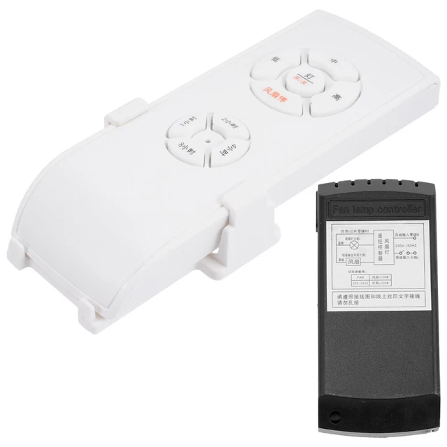 Fernbedienung Für Lüfterlicht Deckenventilator Mit Timer Stabilem ABS-Material