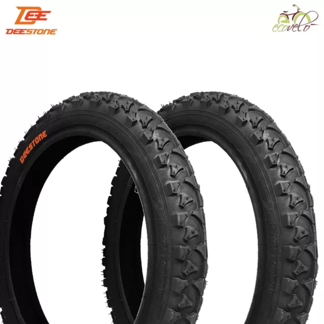 2 Copertoni Bici Mtb Bicicletta Nero 26 X 1.90 (47-559) Gomme Per Mountain Bike