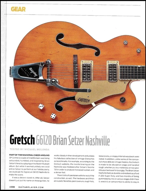 ギター gretsch G6120 T59GE Gretsch G6120 Eddie Cochran Signature Hollow Body with