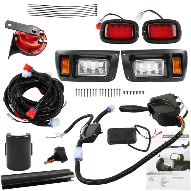 FOR CLUB CAR DS Carts 1993UP Golf Cart LED Headlight and Tail Light