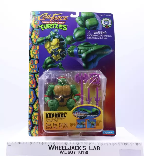 Raphael Teenage Mutant Ninja Turtles Coil Force TMNT 1996 Playmates NEW SEALED