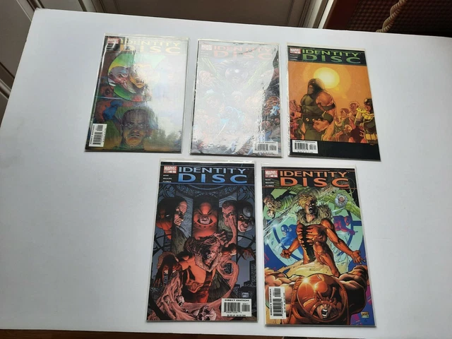IDENTITY DISC #1-5 Marvel Comics 2004 VF-NM Complete Run