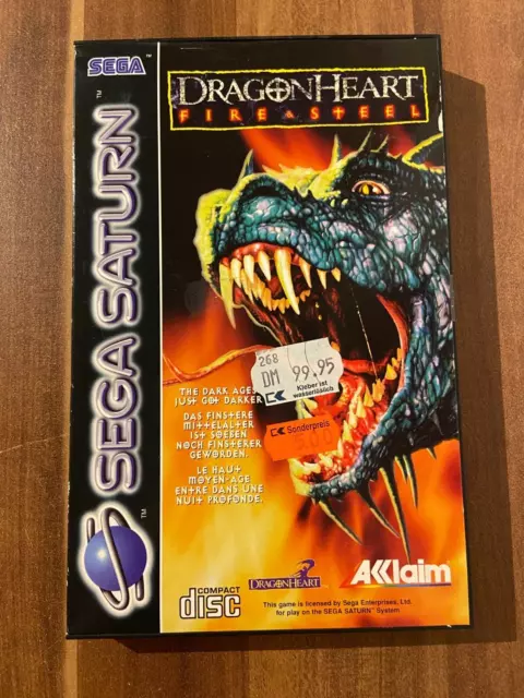 Dragon Heart Fire & Steel, Sega Saturn, cib