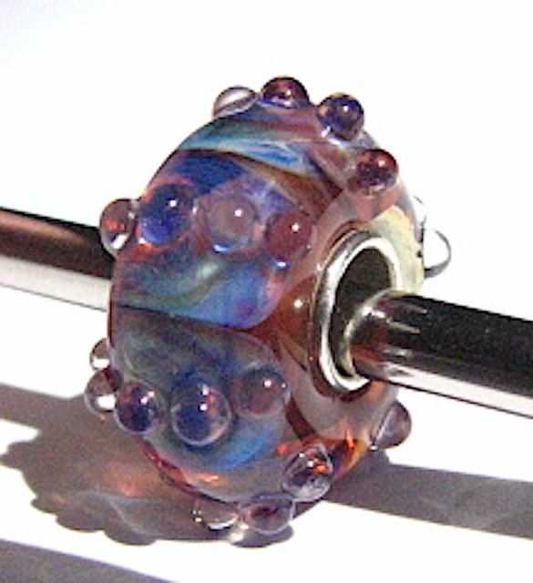 Authentic Elfbeads Limited Edition Lavender Alien Glass Elf Bead Authentic Elfbeads Limited Edition Lavender Alien Glass Elf Bead