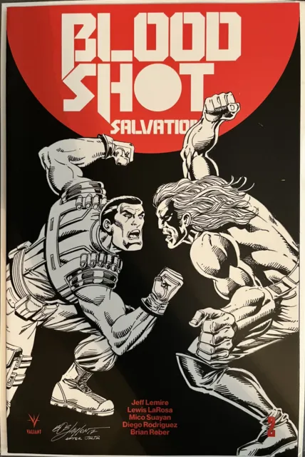 Lot Of 1 Valiant Comic Bloodshot Salvation #1 Variant See Pics Combined Shipping