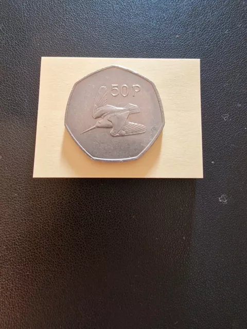 Irland 50 Pence 1997 KM#24 Rare Selten Vogel