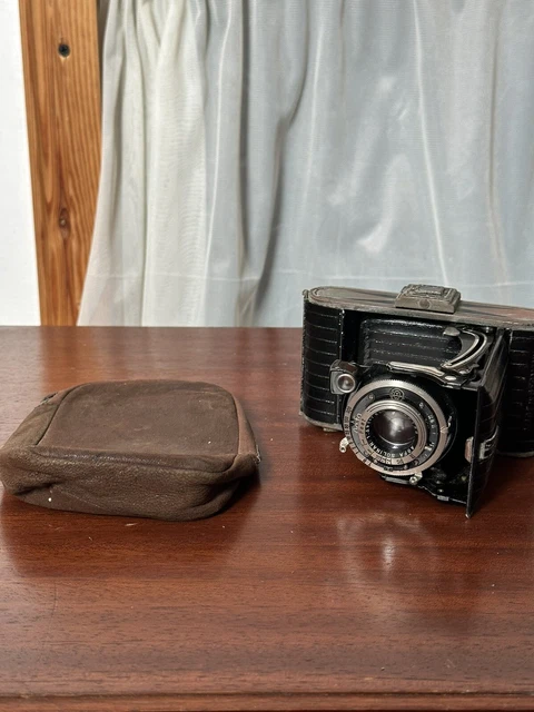 PELÍCULA DE ROLLO DE CÁMARA AGFA BILLY COMPUR A:3,9 f=7,5 cm SOLINAR 565156 DE COLECCIÓN