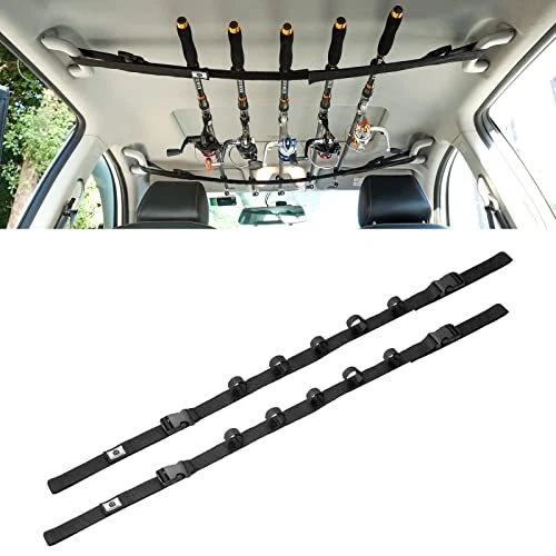 Vehicle Fishing Rod Holder, Car Fishing Pole Roof Rack Inside, 5