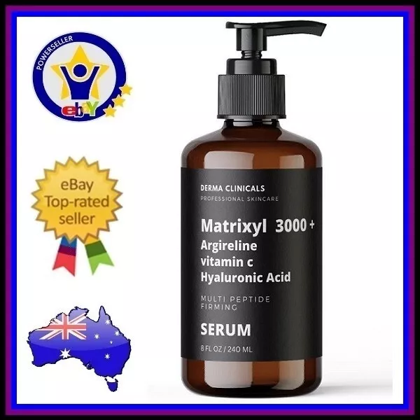 Matrixyl 3000, Argireline Vitamin C Hyaluronic Acid Peptide Wrinkle Serum 240ml