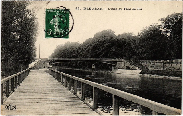 CPA Isle-Adam L'Oise au Pont de Fer FRANCE (1330236)