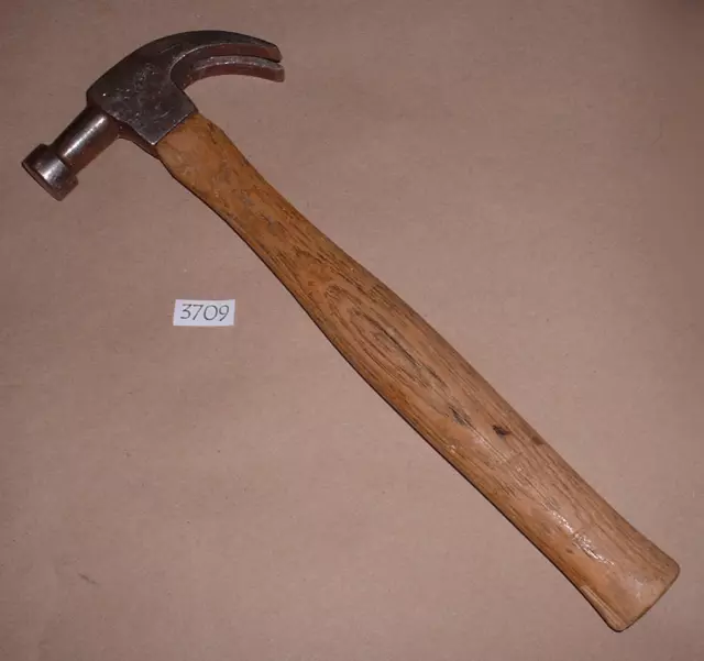 VINTAGE CURVED CLAW Hammer with Wood Handle - Old High Quality Carpentry  Hammer $10.00 - PicClick