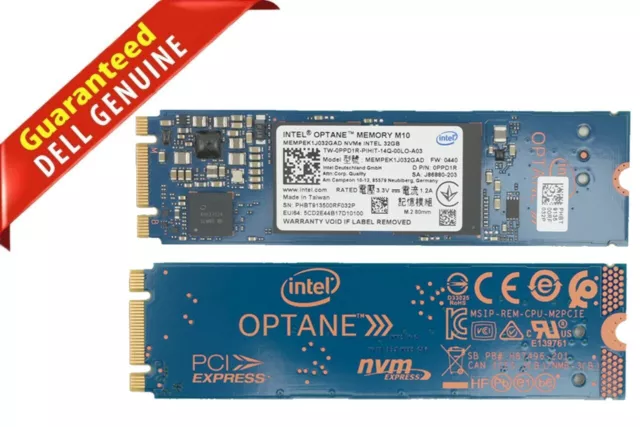 New Intel Optane Memory M.2 MEMPEK1J032GA PCIe M10 2280 32GB 3.0 3D Xpoint NVMe