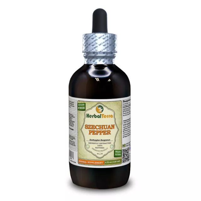 Szechuan Pepper Tincture, Organic Dried Berry Husk Liquid Extract