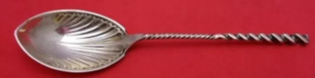 Square Twist #5 by Whiting Sterling Silver Sugar Spoon Pointed Scalloped 6 3/8"