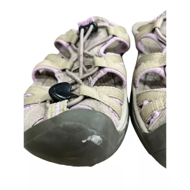 KEEN Whisper Slide Sandal, Brindle/ Regal Orchid Women's Size 7.5 2