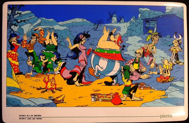 Set De Table Parc Astérix 2008 - Collection UDERZO - Occasion - Objet De Collection