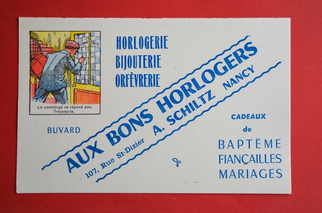 Ancien Buvard Publicitaire Opticien GUYON - Boulogne-sur-Mer, SNCF, Collection
