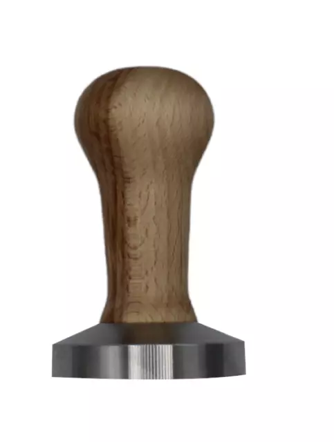 Espresso Tamper Beech Wood 41 mm For Speciality Coffee, Barista Tamper