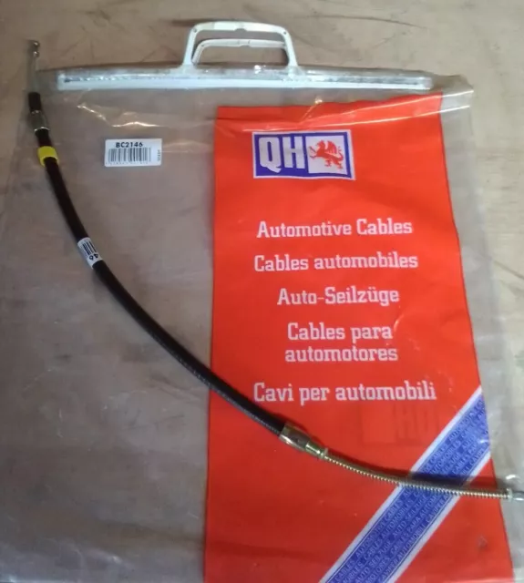 BC2146 H/Brake Cable Rear Axle AUSTIN ROVER MAESTRO VAN 1984 - 1993, 581mm, NOS