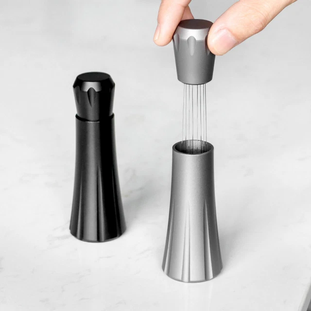 Tamper à Café Normcore V4 57 Mm - Base Plate Avec Ressorts 6,8/11,3/13,6 Kg - Compatible Ascaso/Lelit