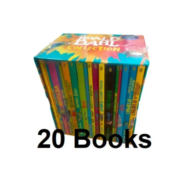 Roald Dahl Collection 20 Books Kids Box Set Fantastic Children Stories Gift